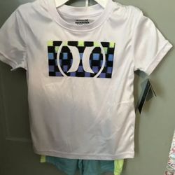 hurley 2 piece set boys 4T
