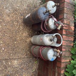 Propane and acetylene tank