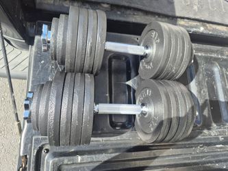 Pair of adjustable dumbbells 52.5 each