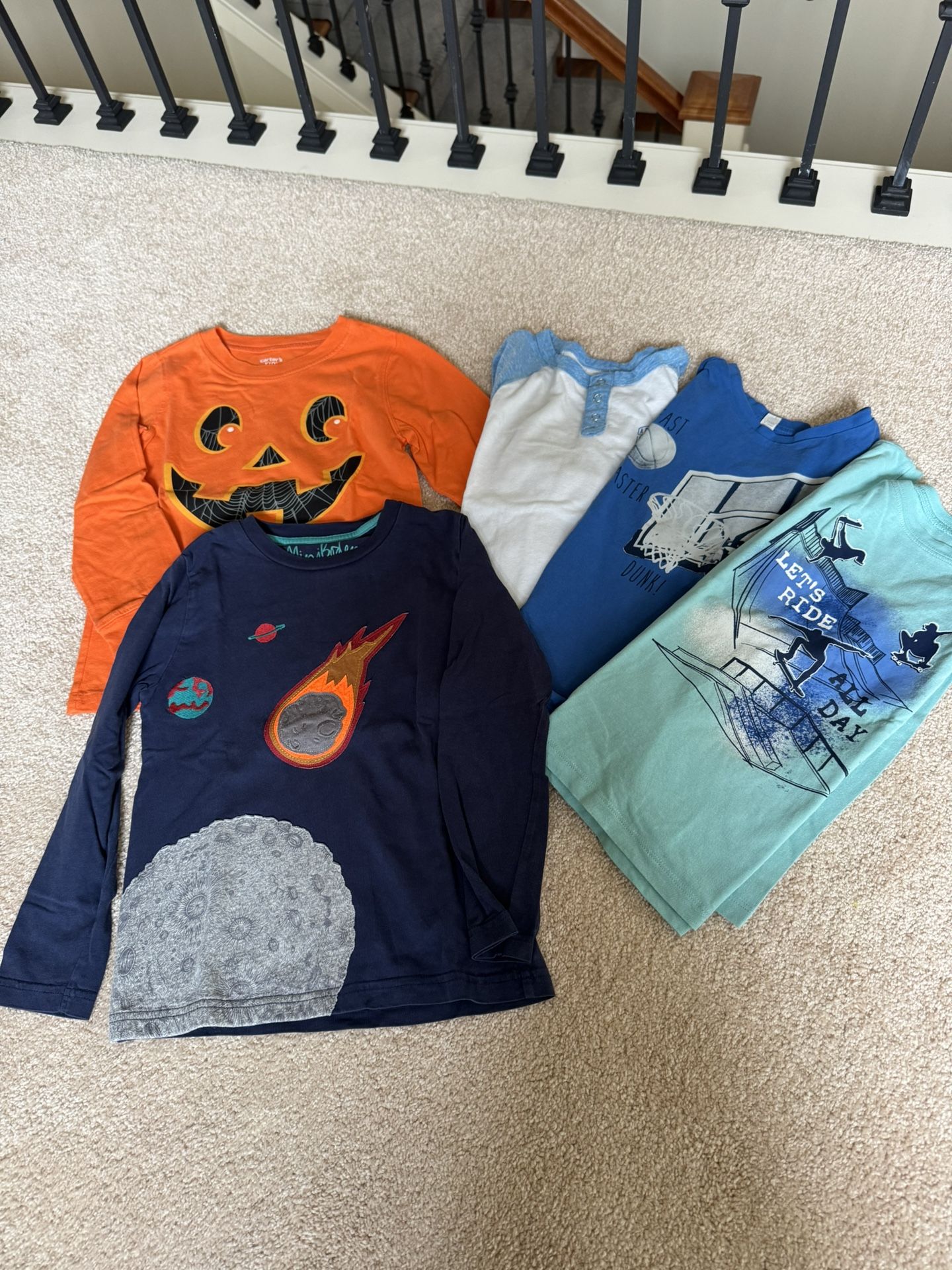 Long Sleeves Kids Boys Size 6