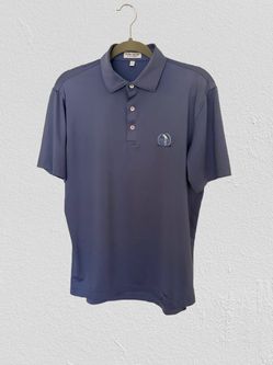 Peter Millar Men’s Summer Comfort Polo Golf Blue Shirt, Sz S 