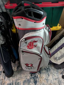 Washington State Cougars Bridgestone cart golf bag