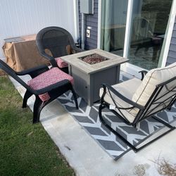Patio Furniture With Fire Table