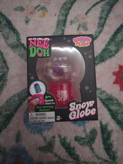 Nee Doh Squish N Flow Snow Globe Toy