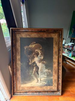 Large Framed Classical Figurative Art Print