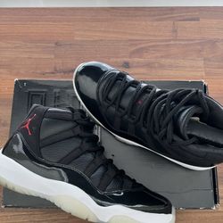 Size 10.5 Men’s/ 12 Women’s- Jordan 11 Retro 72-10 2015