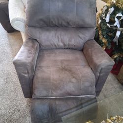 Brown Leather Recliner 