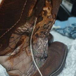Justin Womens Camo Boots 8.5B