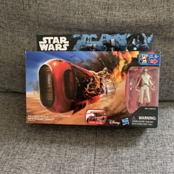 Star Wars The Force Awakens Rey's Speeder 3.75-Inch Vehicle [Jakku