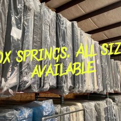 Box Springs. All Sizes Available. Please See Description For More Information ⬇️