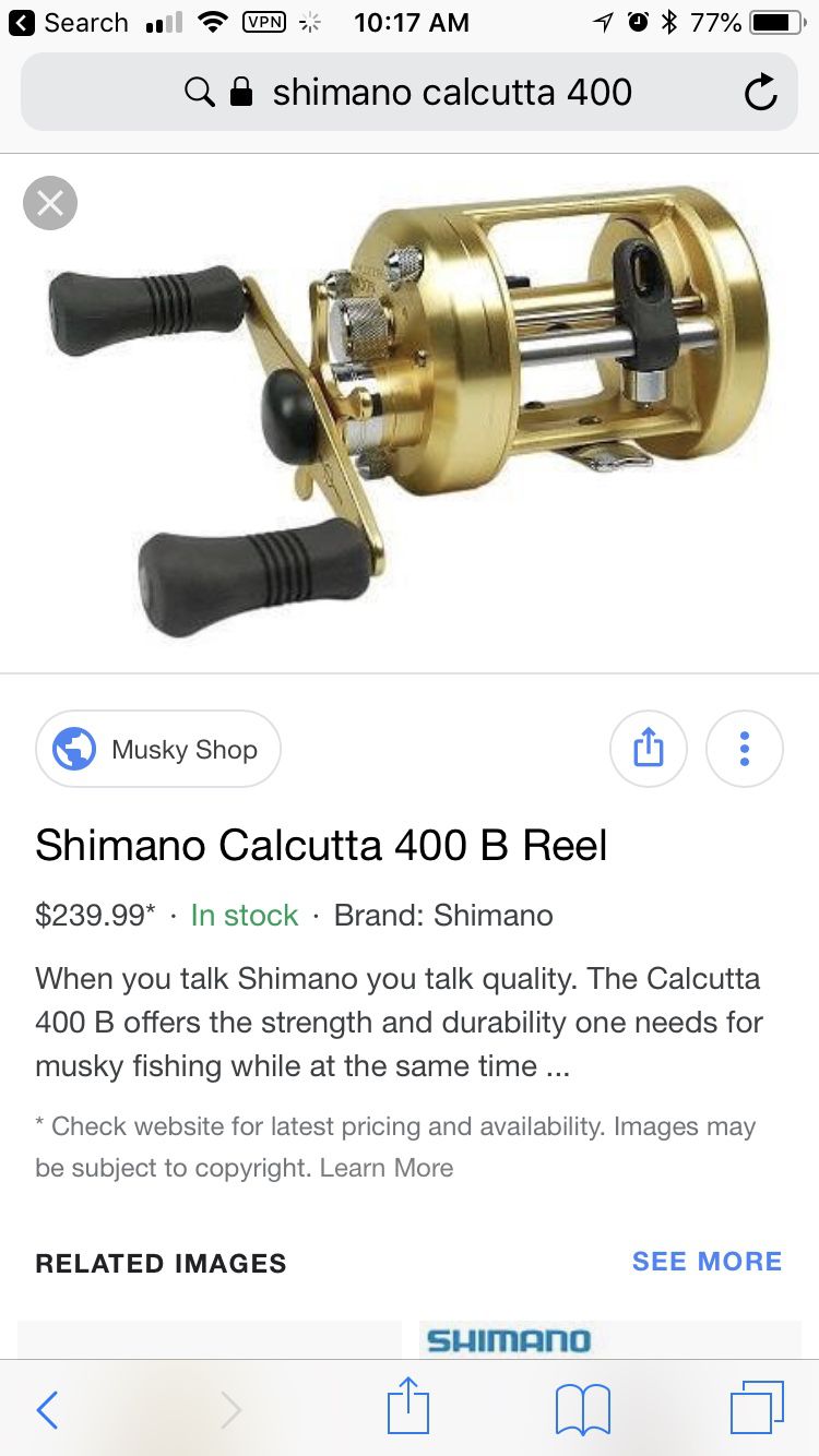 Shimano Calcutta 400 NEVER USED BRAND NEW for Sale in Oregon City