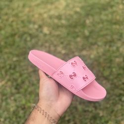 Pink Gucci Slide Women