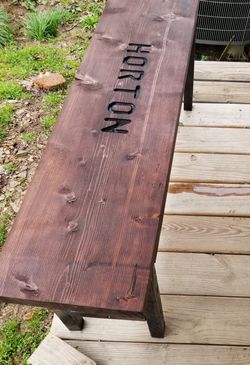 Handmade benches
