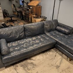 Article Leather Sectional Couch