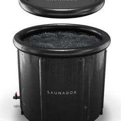 Saunabox Portable Insulated Ice Bath Cold Plunge W/ 8lb Ice Molds

