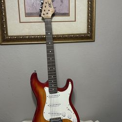 Electric Guitar Sunburst Solid Body 6 String Right-