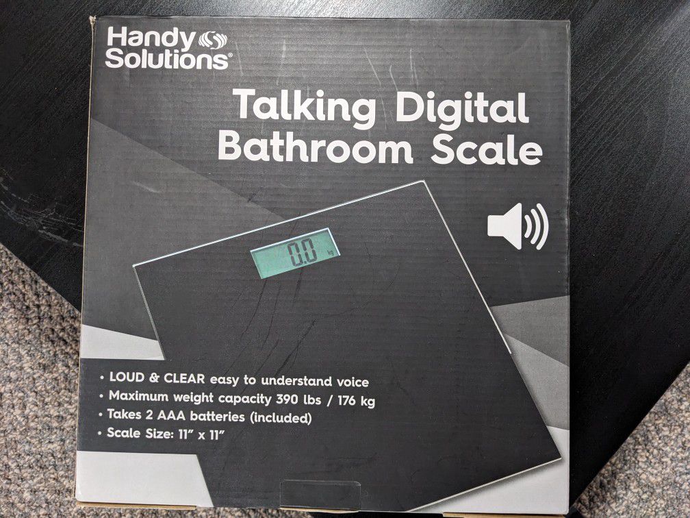 Talking Digital Bathroom Scale 