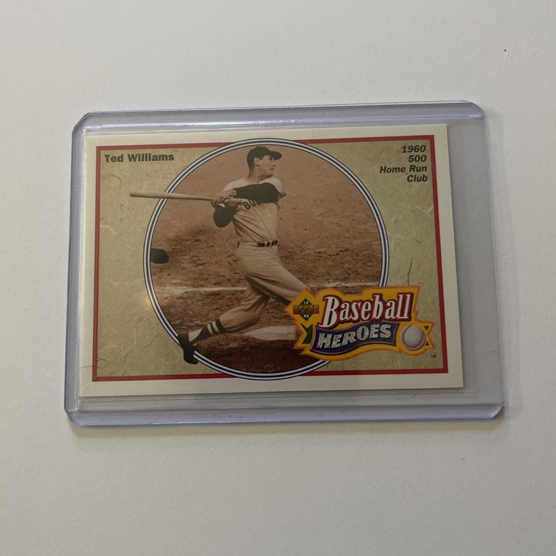 Tedd Williams Upper Deck Card