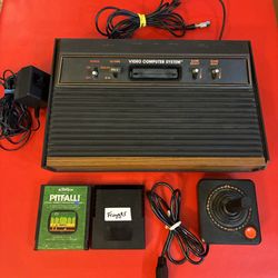 Atari 2600 Console Bundle w/ Pitfall & Frogger