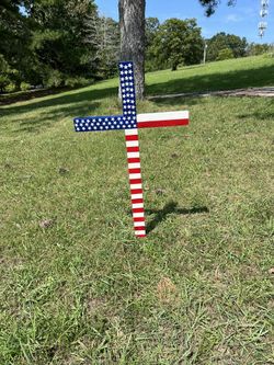 Christian Flag Cross