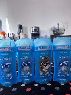 Secret Invisible Solid Deodorant 4-Pack