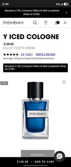 YSL Y iced cologne 60ML
