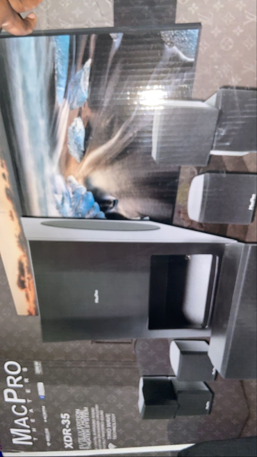 1 MAC PRO HOME THEATER SYSTEM  XDR35 && one Smart Thermostat 