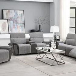 3 Pc recliner Living Room Set