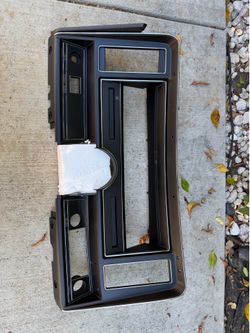 1969-74 Chevrolet Nova Dash Instrument Bezel with Air Conditioning with Factory Gauges N668203 OER