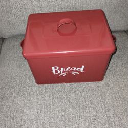 Retro Metal Bread Box 