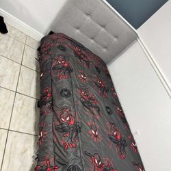 Twin Bed Frame And Head Board All In One