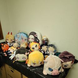 Anime Demon Slayer And Chainsaw Man Items Plushies