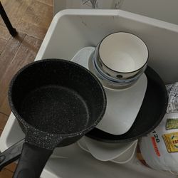 Used Bowl And Pan Set For Sale 