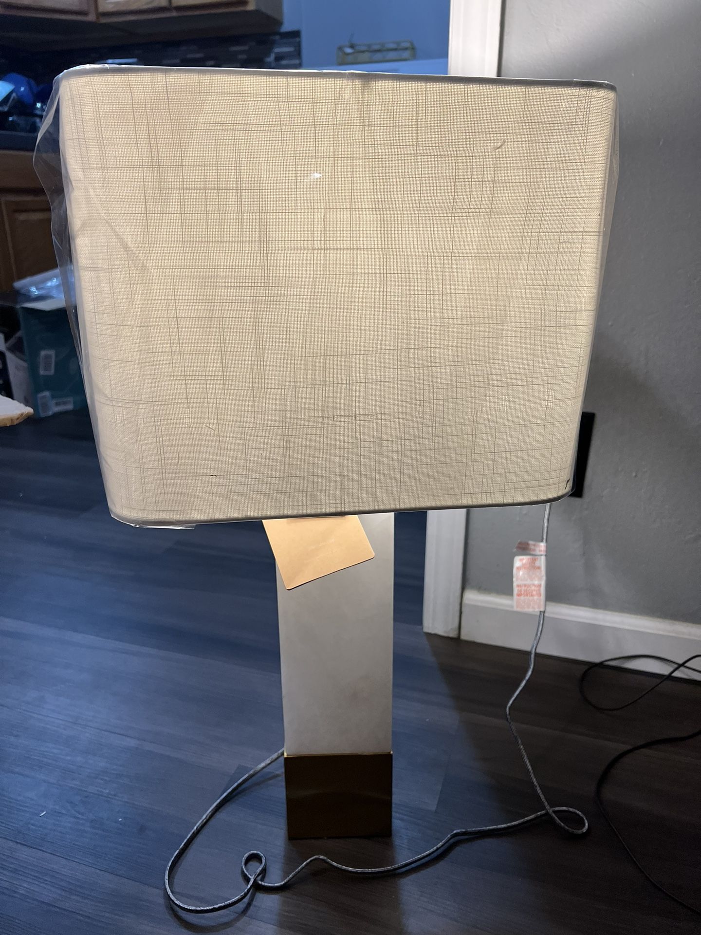JONATHAN Y JYL5009A Jeffrey 29" Metal/Marble LED Table Lamp Contemporary Transitional Bedside Desk Nightstand Lamp for Bedroom Living Room Office Coll
