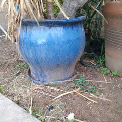 Xl Glazed Plant Pot