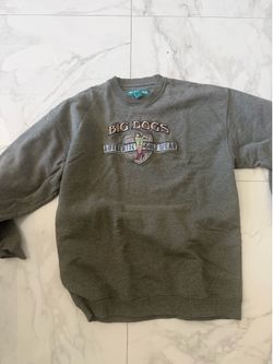 Vintage Big Dogs Sweatshirt Mens XL Golf Green Sweatshirt Crew Neck