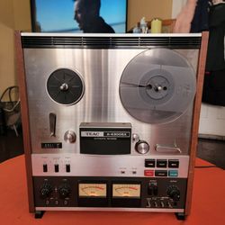 TEAC A-4300SX Auto Reverse 2-Track Reel to Reel Tape Recorder Deck 1970s - Silver