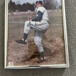 1957 Don Newcombe Signed Autograph With Certificate 