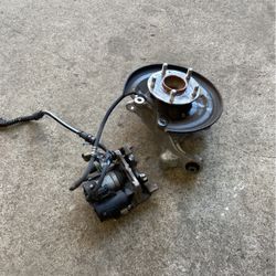 Electric Brake Caliper And Spindle