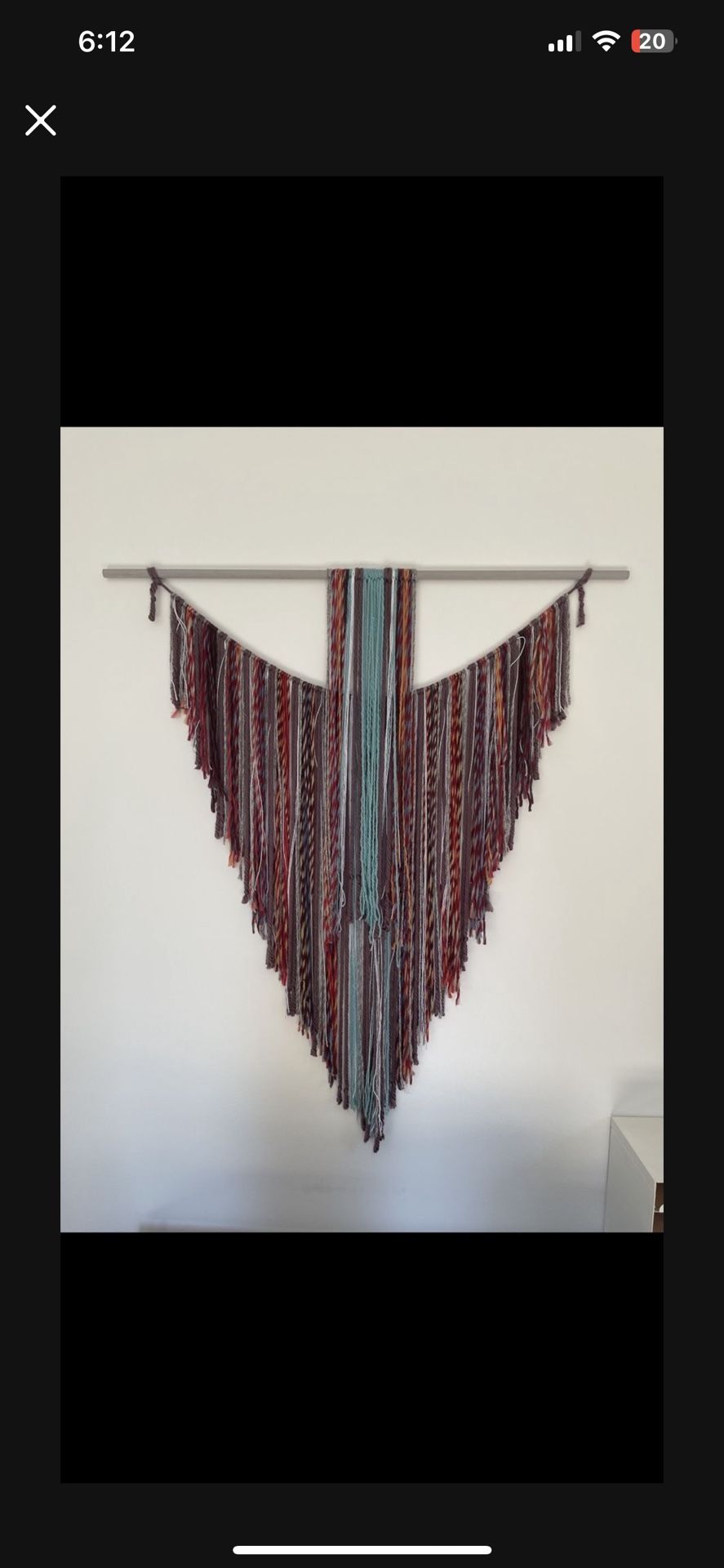 Beautiful Hand Made XL Bohemian Tapestry/ Wall hanging