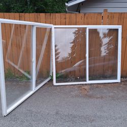 2 -Vinyl windows Slider 72x60