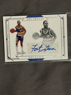 Fat Lever NBA Greats National Treasure Autograph Card 96/99 (ASU HOF) 