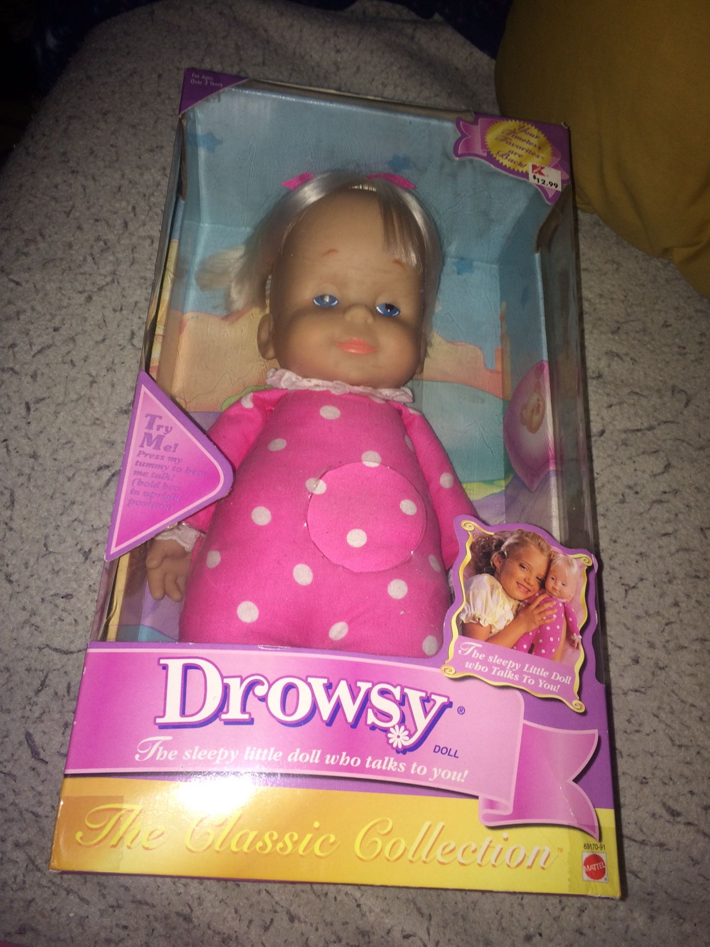 mattel drowsy doll