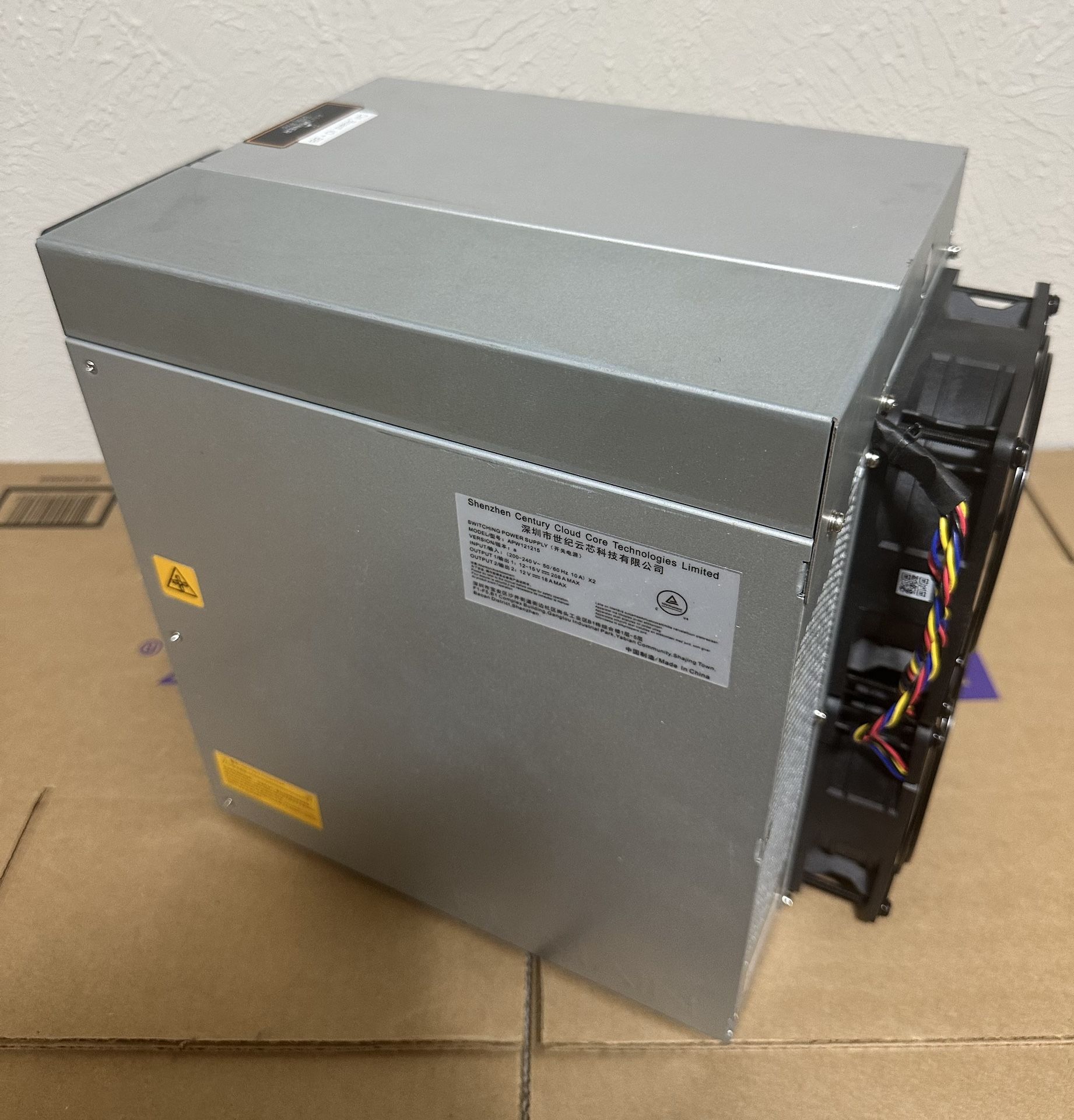 Bitmain Bitcoin Crypto Antminer S19jPro 100T Miner