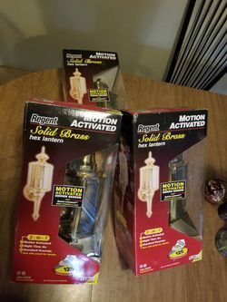 Regent motion activated lanterns