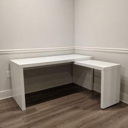 IKEA Malm Office Desk with Pull out Panel