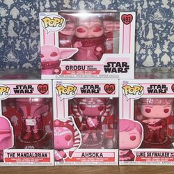 Funko Pop STAR WARS Valentines Day SET of 5 