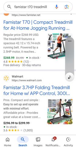 Treadmill Famstar 70