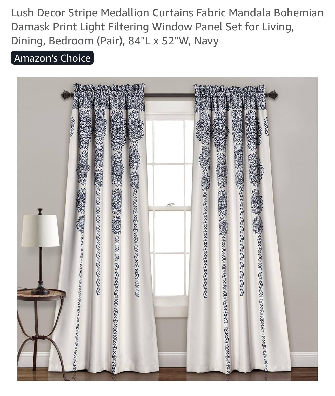 Luxury curtains- 8 Panels