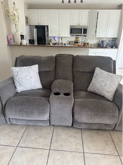 Ashley reclining love seat